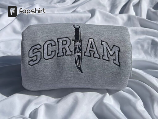 Scream Embroidered Shirt