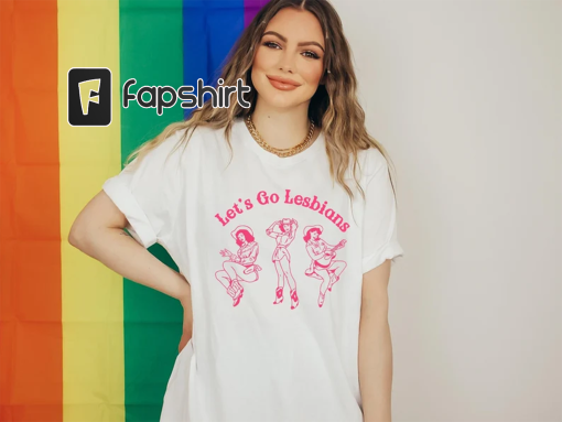 Let’s Go Lesbians shirt Subtle Lesbian Shirt Live Laugh Lesbian Lesbian Pride Tank Top Lgbtq Ally Sapphic Society Shirt