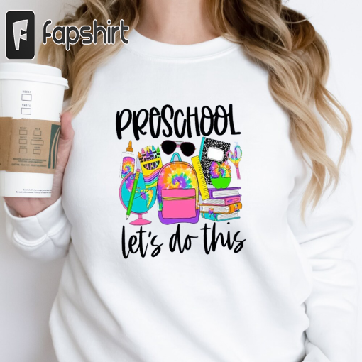 First Day of School Shirt, Back to School Gifts, Toddler Girl Clothing, Kindergarten Tshirt, Preschool Outfit, 1st Grade Kids T-Shirt