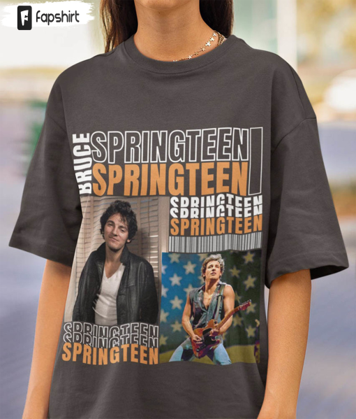 Bruce Springsteen Born In The Usa Shirt, Bruce Springsteen Concert Tee Tops Short Sleeve