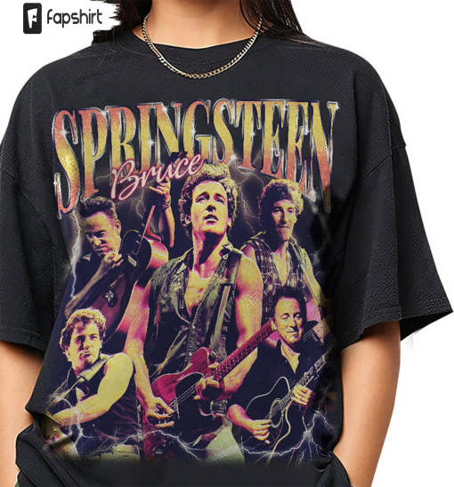 Bruce Springsteen The Boss Music Shirt