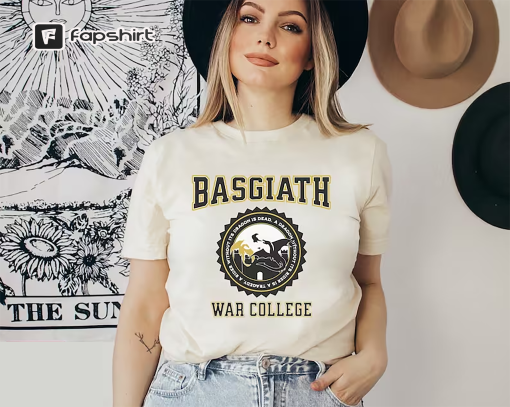 Fourth Wing Shirt, Basgiath War College Tee, Official Rebecca Yarros Merchandise, Gift for Book Lovers from Best Friends, Reading T-Shirt