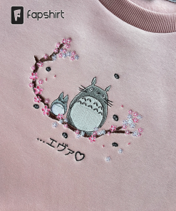 Cute Totoro! Embroidered Crewneck | A.nime Themed…