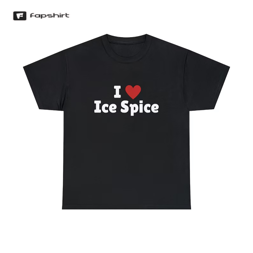 I Love Ice Spice T-Shirt, I Heart Ice Spice Tee Shirt