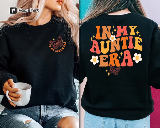 In My Auntie Era Shirt, Aunt Era Shirt, Eras Shirt, Funny Aunt Shirt, Gift For Aunt, Comfort Colors Shirt, Baby Announcement for Aunt