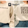 Faith Over Fear Christian Hoodie ,Christian Sweatshirt ,Jesus Hoodie, Trendy Hoodie ,Bible Verse Sweater,Aesthetic Clothes ,Aesthetic Hoodie