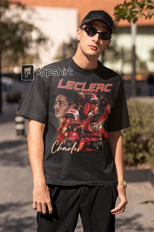 90s Vintage Charles Leclerc Scuderia Ferrari Shirt, Charles Leclerc Scuderia Ferrari Shirt, Charles Leclerc T-shirt, Vintage tee