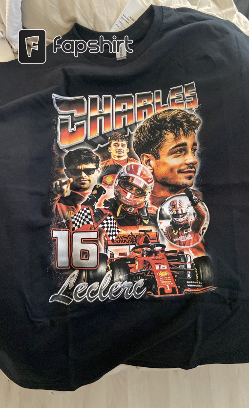 Charles Leclerc Shirt, Formula One Shirt, Classic 90s Graphic Tee, Unisex, Vintage Bootleg, Gift, Retro