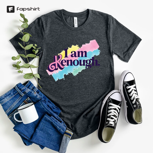 I am kenough, i am kenough shirt, I am kenough tee, tie dye Ken shirt, Kenough tee, barbi shirt, barbi movie, I am enough shirt