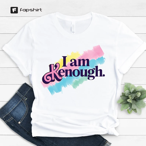 I am kenough, i am kenough shirt, I am kenough tee, tie dye Ken shirt, Kenough tee, barbi shirt, barbi movie, I am enough shirt