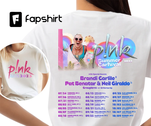 P!nk Summer Carnival 2023, Trustfall Album Tee, Pink Singer Tour, Music Festival Shirt, Concert Apparel, Tour Shirt, Pink Music Clothing