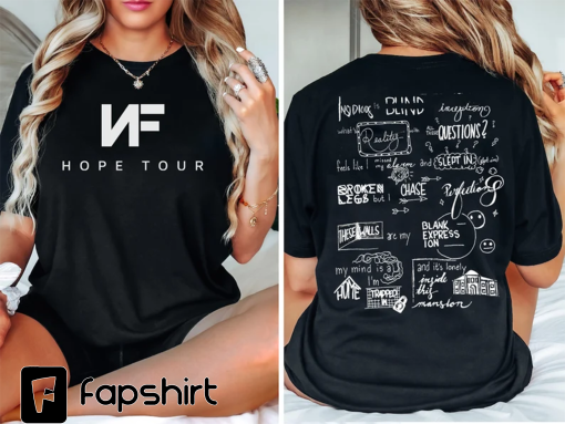 NF Rapper Tour 2023 Shirt, Hope Album Sweatshirt, NF Hope Shirt, NF Tour Shirt, 90s Bootleg Tee, Rapper Fan Shirt,2023 Concert Shirt For Fan