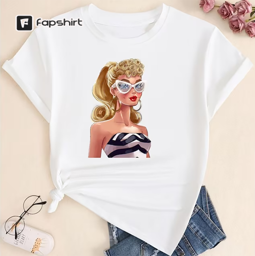 Margot Robbie Vintage Retro Shirt, Margot Robbie Shirt, Margot Robbie 2023 Shirt, Movie Fan Shirt, Margot Robbie Fan Shirt