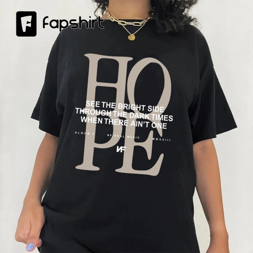 Vintage NF Rapper T-Shirt, Hope Album Shirt, NF Hope Shirt, NF Tour Shirt, 90s Bootleg Tee, Rapper Fan Shirt, 2023 Concert Shirt For Fan