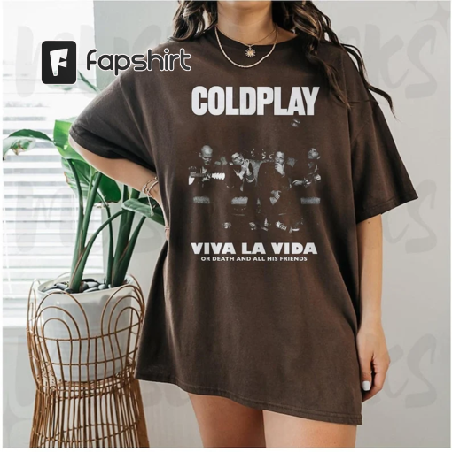 Coldplay World Tour 2023 Shirt,Coldplay Tour Shirt,Gift for Fan,Coldplay Gift Shirt,Coldplay Music Shirt,Vintage Music Band T-Shirt