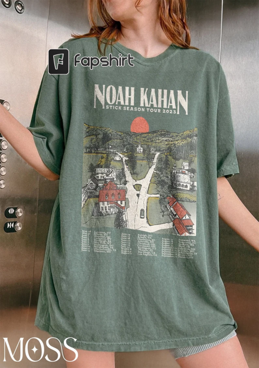 Comfort Colors Stick Season Tour 2023 Noah Kahan Shirt, Noah Kahan Folk Pop, Country Music, Vintage Noah Kahan Stick Season Shirt.