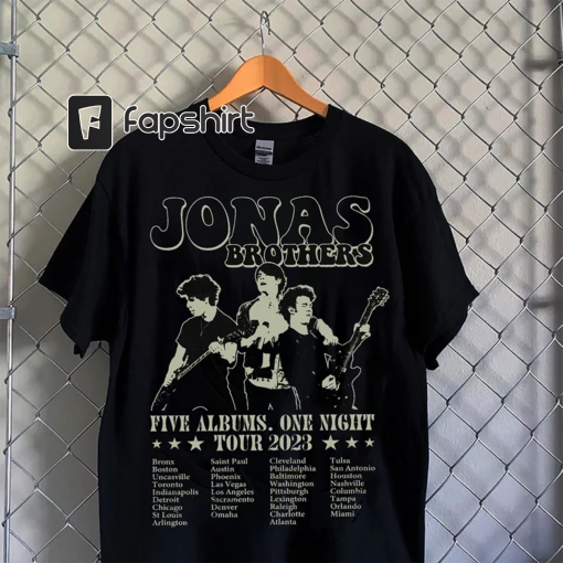 Jonas Brothers Vintage Shirt, Jonas Brothers Tour Shirt, Concert 2023 Retro Unisex Gift, Jonas Retro 90’s Sweater, Joe Jonas Homage Shirt