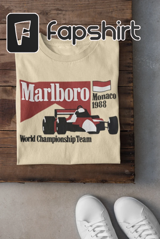 Vintage Monaco Grand Prix T-Shirt, Car Race Hoodie, Motosport Sweatshirt, Monte Carlo Tee, Monaco GP Poster Shirt, Automobile Racing Gift