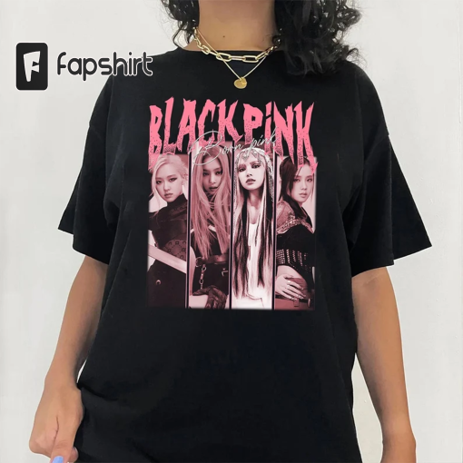 BlackPink Born Pink Shirt, Pink Venom Shirt, Kpop Music Lover Shirt, BlackPink Fan Concert Group Shirt, Jisoo Jennie Rose Lisa Shirt