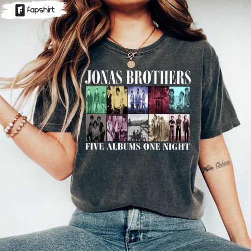 Retro Jonas Brothers The Eras Tour Funny Shirt