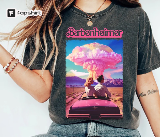 Original BARBENHEIMER Shirt, Retro Barbenheimer Shirts, Barb Oppenheimer Shirts, Barb With Oppenheimer Shirts, Barb Oppenheimer Movie Shirts