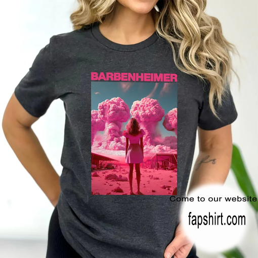 Barbenheimer Shirt, Barbenheimer Meme T-Shirt, Trending Unisex T-Shirt, Birthday Party, Funny Gift, Trending 2023 Movie, Gift For Women