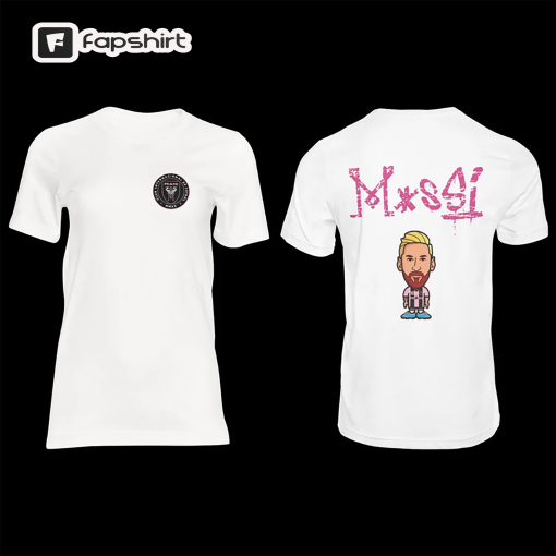 Inter Miami Messi Cartoon T-Shirt | Miami Messi T-shirt | Inter Miami | Miami Soccer | Messi