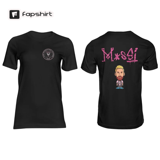 Inter Miami Messi Cartoon T-Shirt | Miami Messi T-shirt | Inter Miami | Miami Soccer | Messi