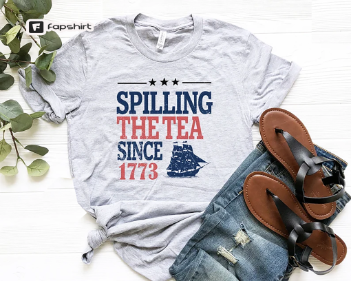 Spilling The Tea Since 1773 Shirt, History Teacher Gift, Funny History Teacher T-Shirt, History Lover Gift