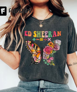 Comfort Colors® Ed Sheeran Butterfly Shirt, Butterfly…