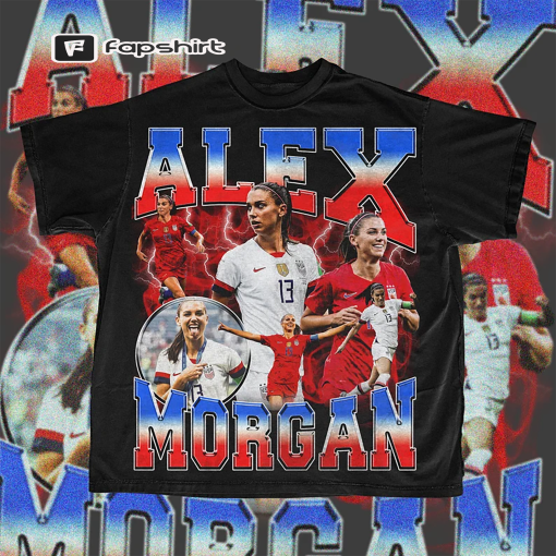 Alex Morgan Bootleg Rap Style Tshirt Icon Women’s World Cup Soccer Football WNT Merch Unique Gift