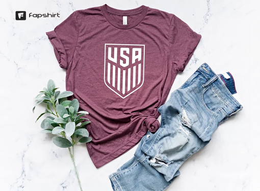 USA shirt, Usa Soccer Team Logo Shirt, Usa National Soccer Team, World Cup Usa Shirt, Usa Flag Shirt, Usa Logo Tshirt