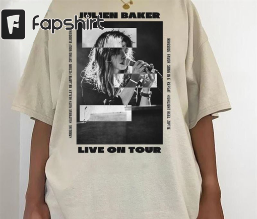 Julien Baker Live On Tour T-Shirt Rock Music 2023 The Record Boygenius Shirt Classic Hoodie