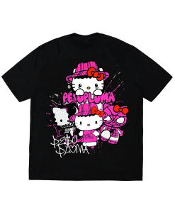 PINK HELLO KITTY Vintage T-Shirt, Music Tour…