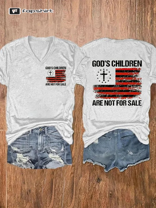 God’S Children Are Not For Sale Shirt, Inspirational Shirt, Trending Quotes, Protect Our Children, Trendy Unisex T-Shirt