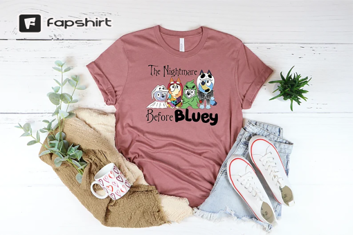 Bluey Halloween Shirt, Bluey Shirt Kids, Bluey Trick Or Treat Shirt, Happy Halloween Shirt, Halloween Tshirt, Bluey Kids Shirt