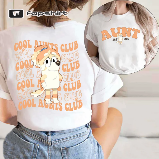 Bluey Cool Ants Club Shirt, Bluey Ants Shirt, Family Bluey, Heeler Family Shirt, Mom Gift, Bluey Shirt, Couple Shirt,Promoted to Aunt Shirt