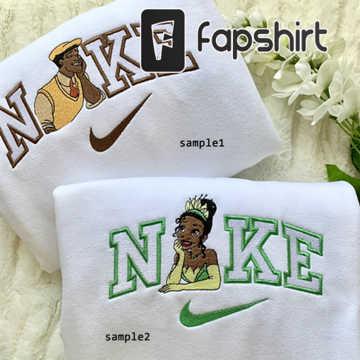 Princess tshirt, bleached princess shirt, tiana disney princess tee, Princess embroidered sweatshirt