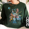 Dainty Dancing Skeletons Embroidered Sweatshirt — Halloween Crewneck, Spooky Season