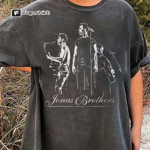 Jonas Brothers Tour 2023 Vintage Shirt, Jonas Brothers Five Albums One Night Tour Shirt, Jonas Brothers Tour Merch 2023