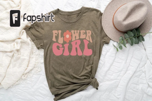 Flower Girl Shirt, Flower Girl Proposal Shirt, Wedding Shirt, Junior Bridal Party, Flower Girl Gift, Flower Girl Top Ideas