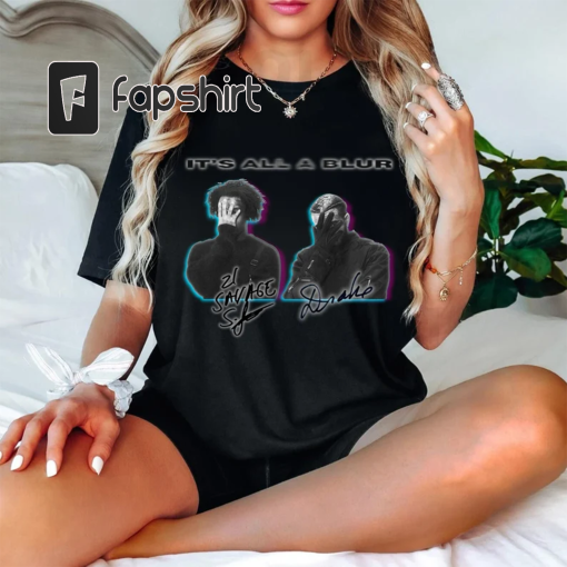 IT’S ALL a BLUR Tour T-Shirt, Unisex Shirt, Drake concert, 21 Savage, Drake shirt, 21 Savage shirt, Music shirt