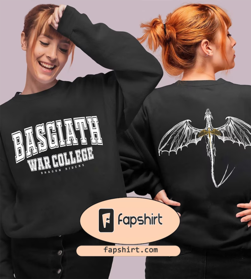 Basgiath War College Double-side Sweatshirt, Fourth Wing, Fly or Die, Fourth Wing Riders Quadrant Shirt, Violet Sorrengail, Bookish Shirt