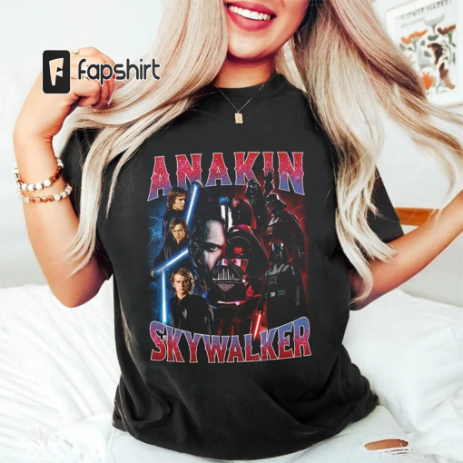 Vintage Anakin Skywalker/Darth Vader Shirt, Anakin Skywalker Darth Vader Vintage 90′ Shirt, Darth Vade Shirt, Anakin Skywalker Shirt