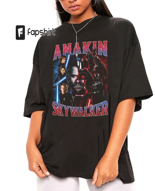 Vintage Anakin Skywalker/Darth Vader Shirt, Anakin Skywalker Darth Vader Vintage 90′ Shirt, Darth Vade Shirt, Anakin Skywalker Shirt