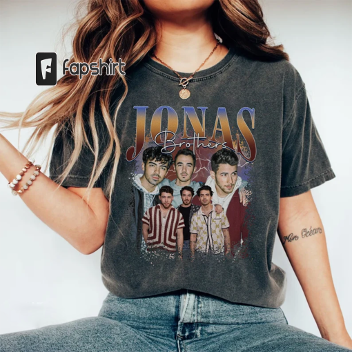 Vintage JONAS BROTHER Comfort Color Shirt, Joe Jonas Homage Shirt, Joe Jonas Fan Tees, Jonas Brother Merch Gift, Joe Jonas Retro 90s Sweater