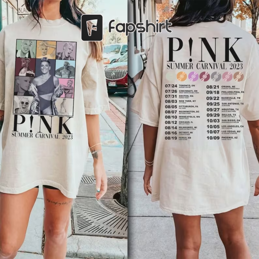 Vintage P!nk Pink Singer Summer Carnival 2023 Tour Shirt,Pink Fan Lovers Shirt,Music Tour 2023 Shirt,Trustfall Album Shirt,Concert 2023 P!nk