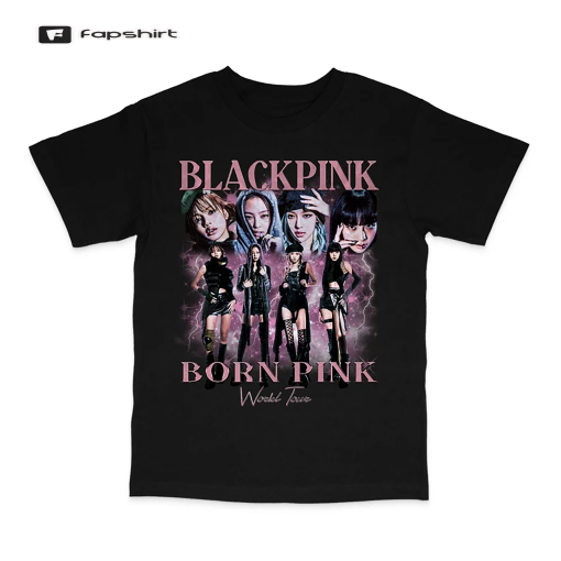 BLACK PINK KPOP Graphic t Shirt 90’s Bootleg