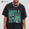 Cardi B Invasion of Privacy Bootleg Rap T Shirt, Cardi B 90s t shirt, Cardi B throw the mic Funny Shirt, rapper hiphop t shirt, streetwear