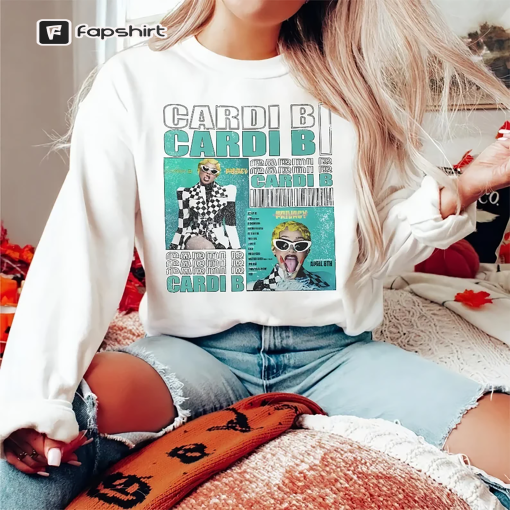 Cardi B Shirt Hip Hop T-Shirt, Retro Cardi New Bootleg 90s T-Shirt, Music RnB Singer Rapper Shirt, Gift For Fans